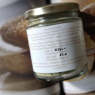 Raw Beauty Banana and Moringa Hair Mask Review