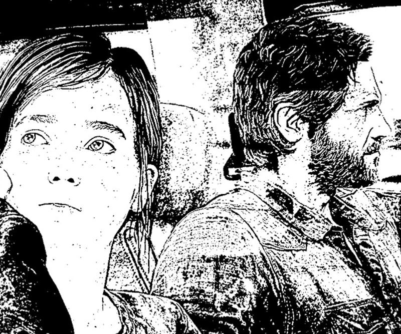 Last of Us Joel Sketch Yumiko Fujiwara