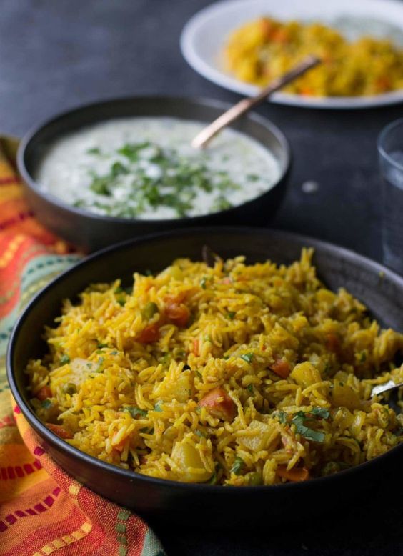Instant Pot Vegetable Biryani Food Inspiration Healthy