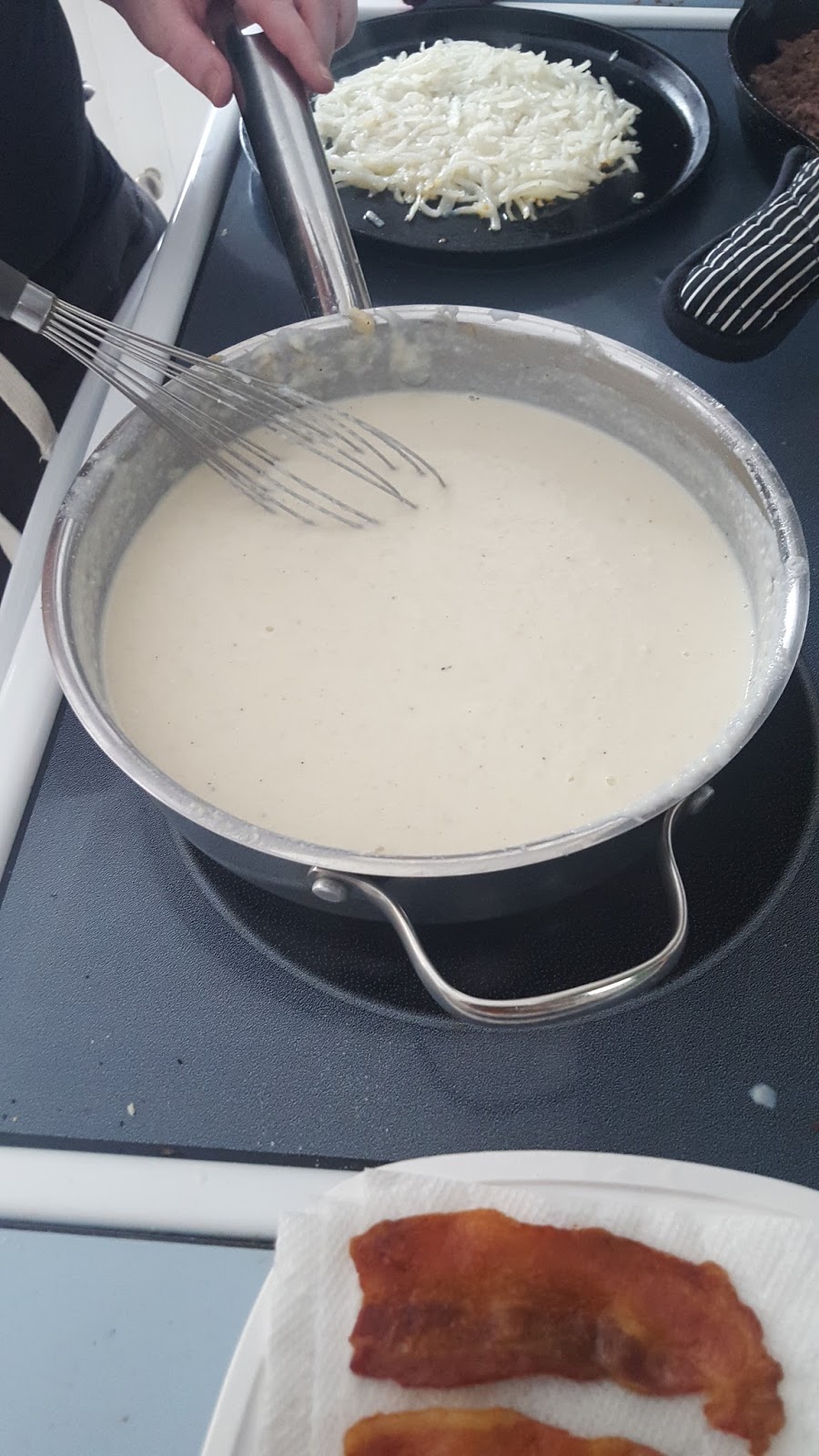 Coastiewifecooking Biscuit and Gravy Breakfast Lasagna