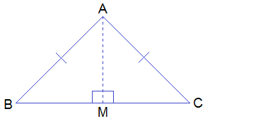 triangle ABC, AB = AC