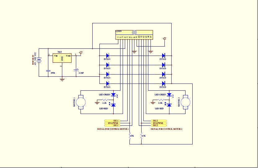 fyp: L298N circuit diagram