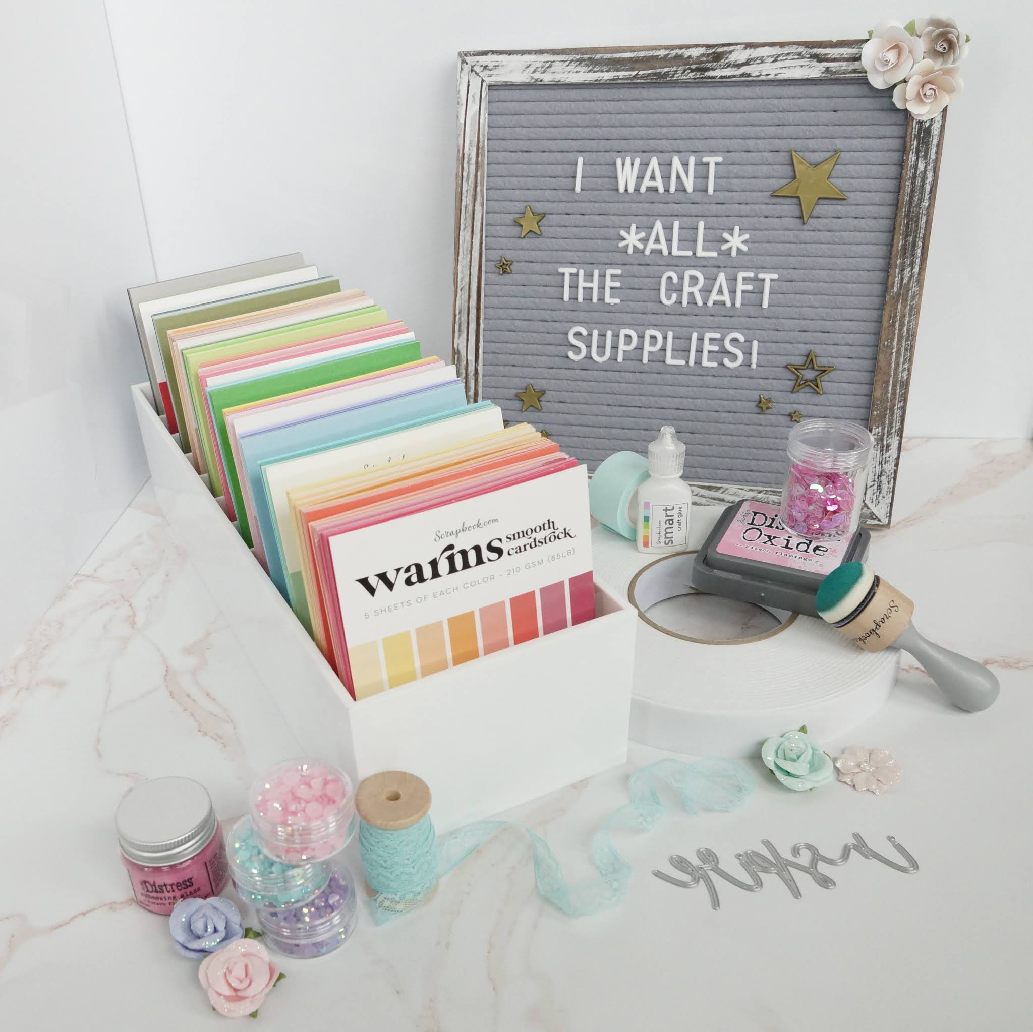How to Organize Your Scrapbooking Supplies - Love Paper Crafts