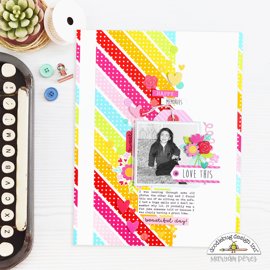 Doodlebug Design Inc Blog: USING WASHI TAPE ON YOUR LAYOUTS