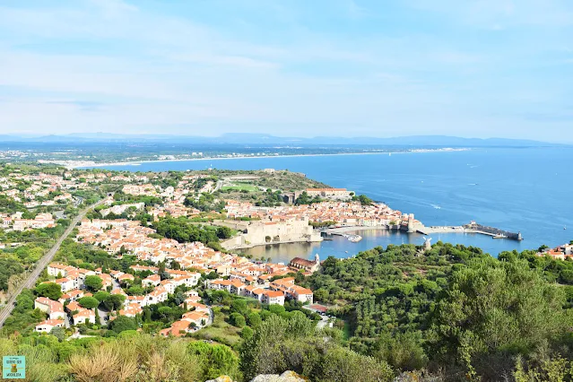 Vistas de Collioure desde el Fuerte de San Telmo