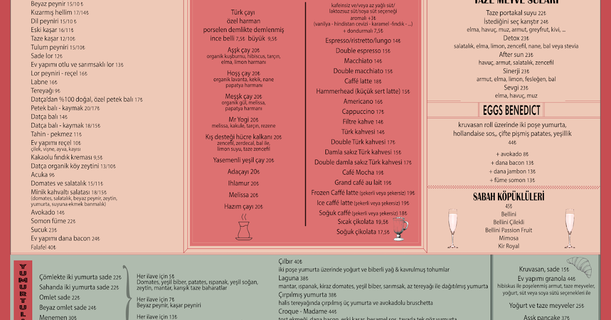 MENU Aşşk Kahve