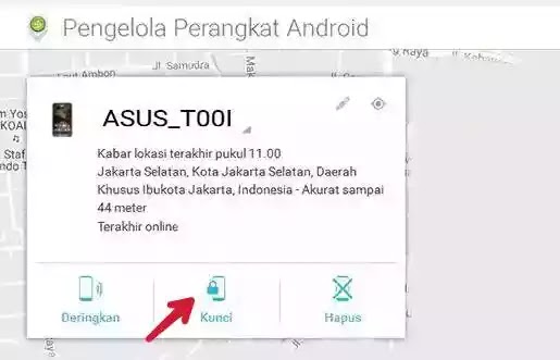 Hasil gambar untuk cara buka smartphone terkunci device manager