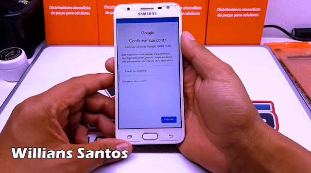 Aprenda como Remover Conta Google dos aparelhos Samsung Galaxy J5 Prime, Atualizado.