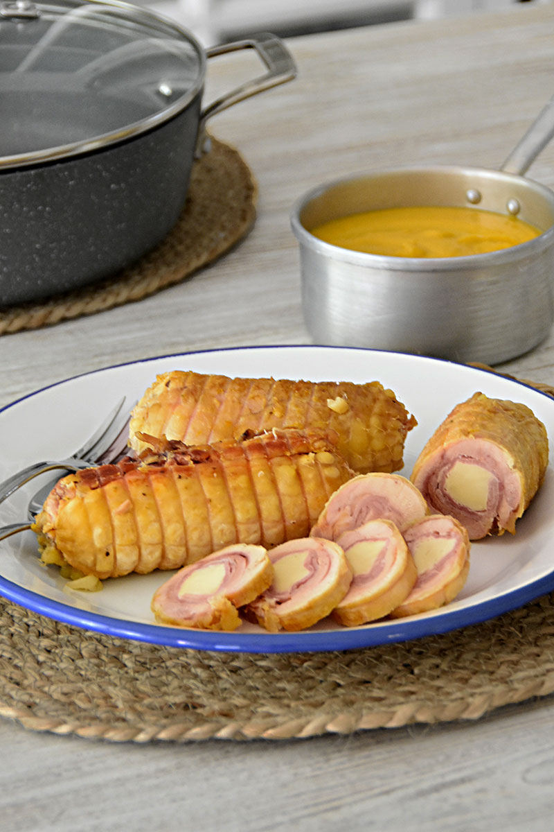 Como Preparar Rollo De Pollo Con