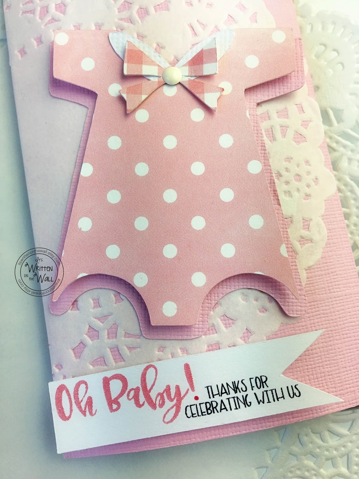 It's Written on the Wall Baby GirlBrand New! Baby Shower Party Favors 'It's a Girl' Pink