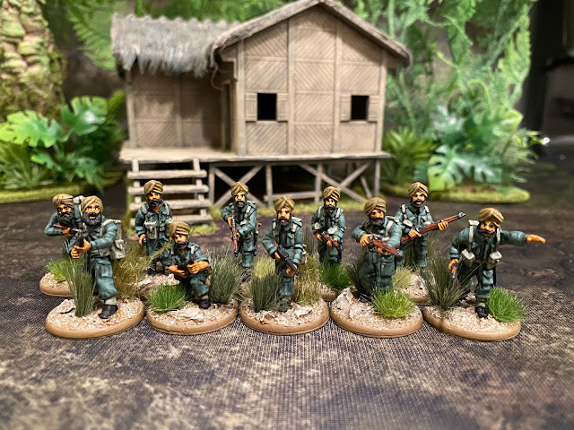 28mm Artizan Designs and Warlord Sikhs for Bolt Action British 14th Army