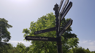 Pavilion Gardens Miniature Railway in Buxton