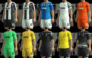 PES 2013 Juventus Kits 2016-17 and Training Kit by BKRIS