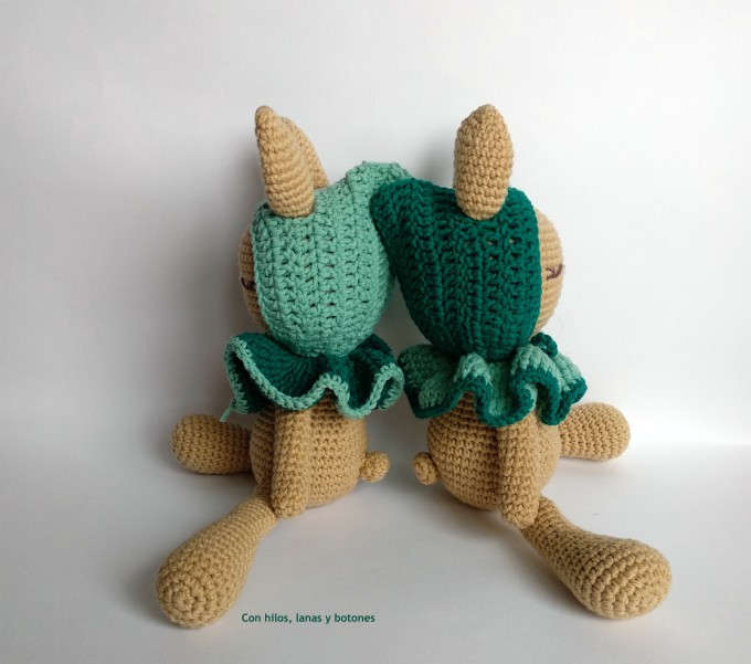 Con hilos, lanas y botones: Peaches amigurumi