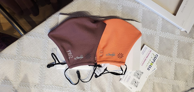 Athleta embroidered face masks