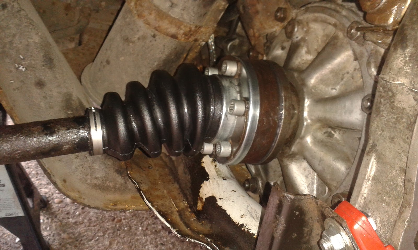 VW Type 2c Campervan Broken Gearbox Phase 5 New gearbox Install