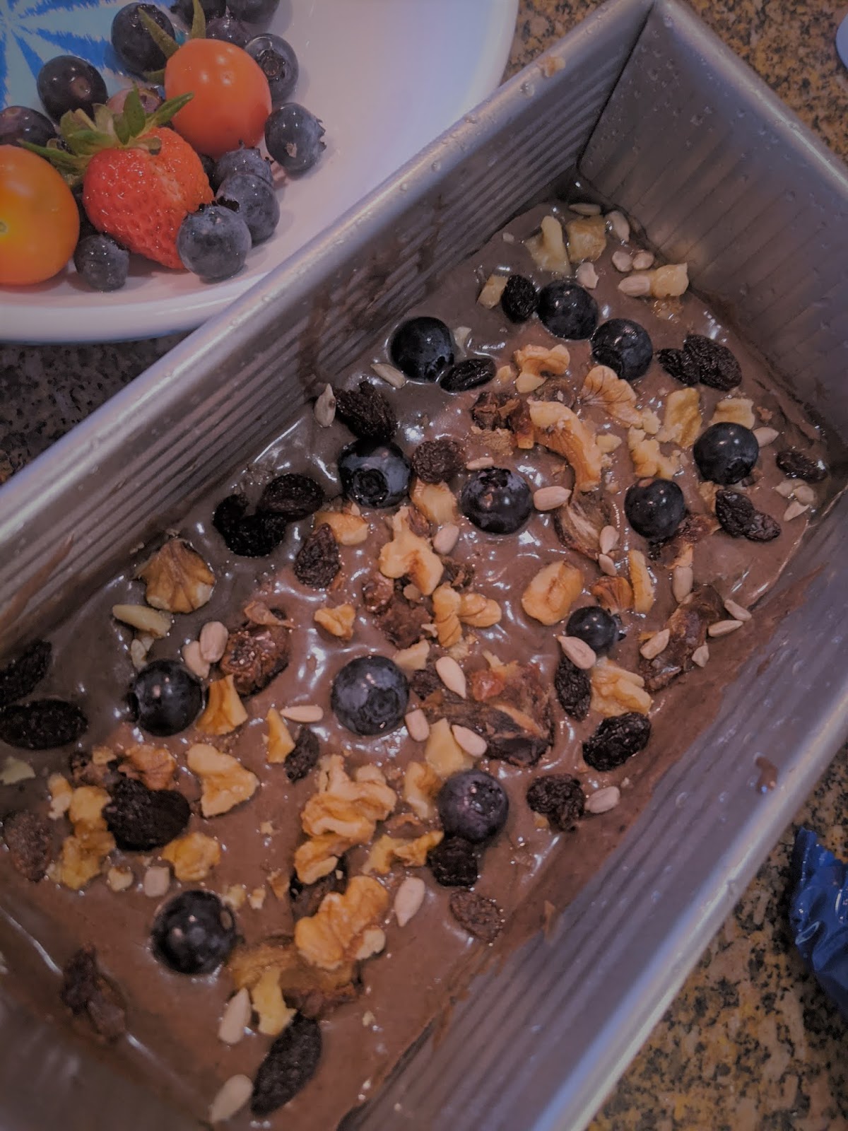 Sun Soil Soak Garden To Plate Blueberry Walnut Chocolate Cake