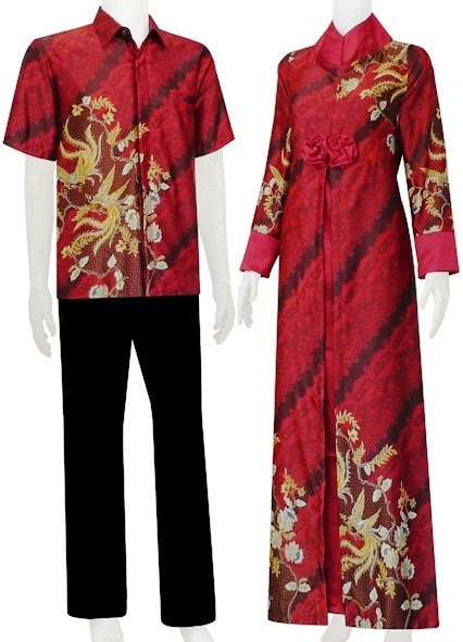Model Desain Gambar  Model Baju  Batik Wanita Modern Terbaru