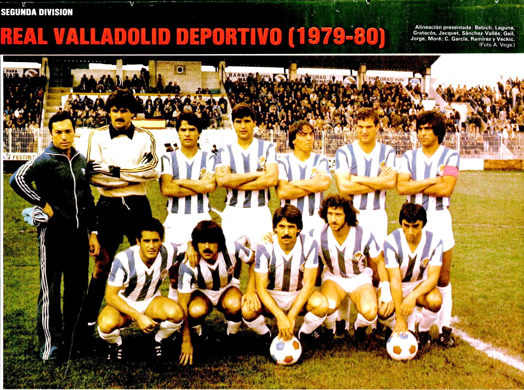 REAL VALLADOLID 14/10/1979 contra Getafe Deportivo