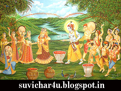 Shri krishna ki bakti men lin ho jane se hame sab kuch prapt ho jata hai.