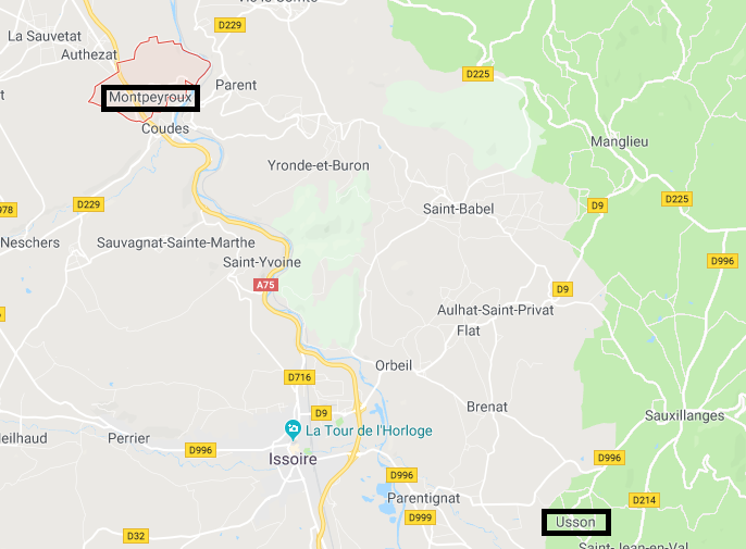 Usson et Montpeyroux, Auvergne