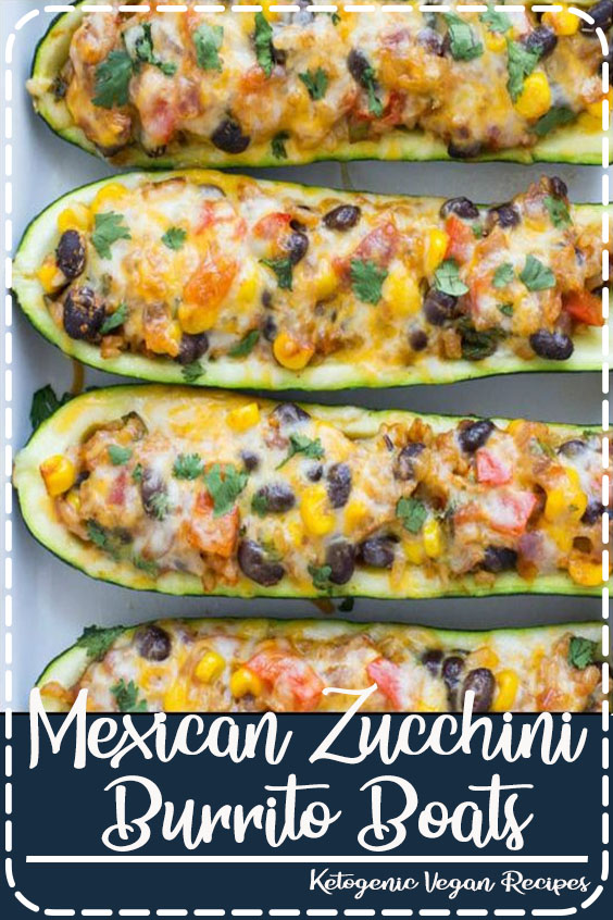 Mexican Zucchini Burrito Boats Food Elizabeth