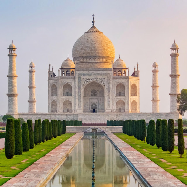 Taj Mahal And Yamuna Clean Of Pollution
