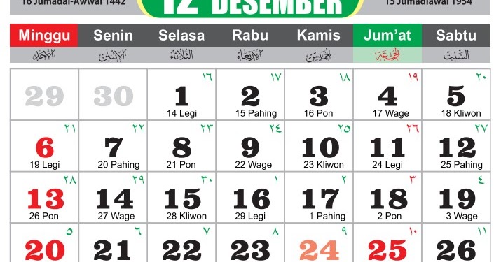 36+ Kalender Jawa Hari Ini Desember 36+ Kalender Jawa Hari Ini Desember