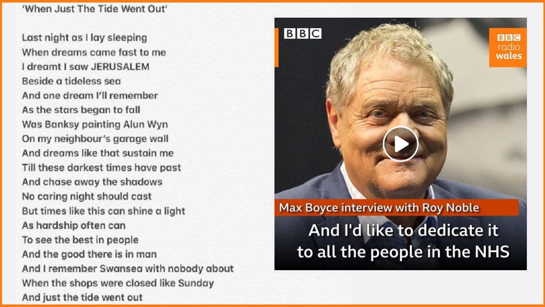 Blog Max Boyce Poem When Just The Tide Went Out