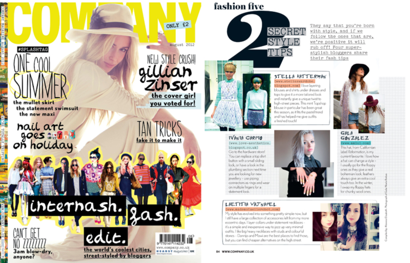 Company- August 2012