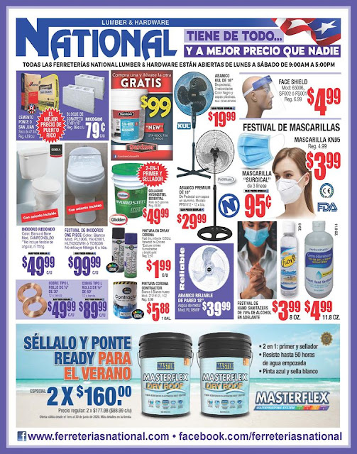Ahorros Diarios Usando Cupones Especiales en las Tiendas National