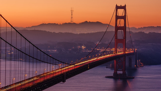 Golden Gate Bridge-California-San Francisco-ingegneria