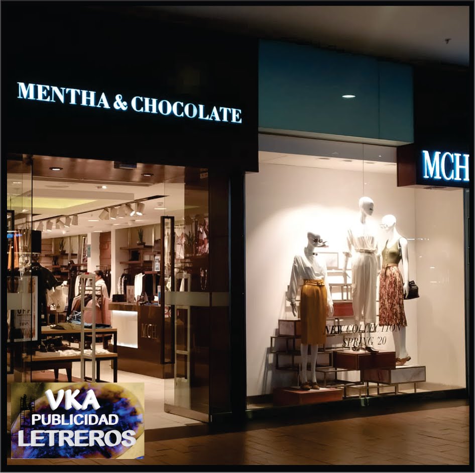 LETRERO MENTHA & CHOCOLATE