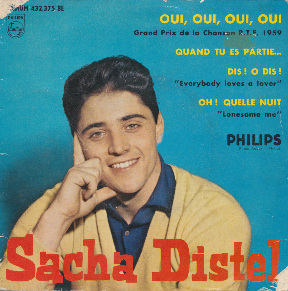 Music on vinyl: Oui, oui, oui, oui - Sacha Distel