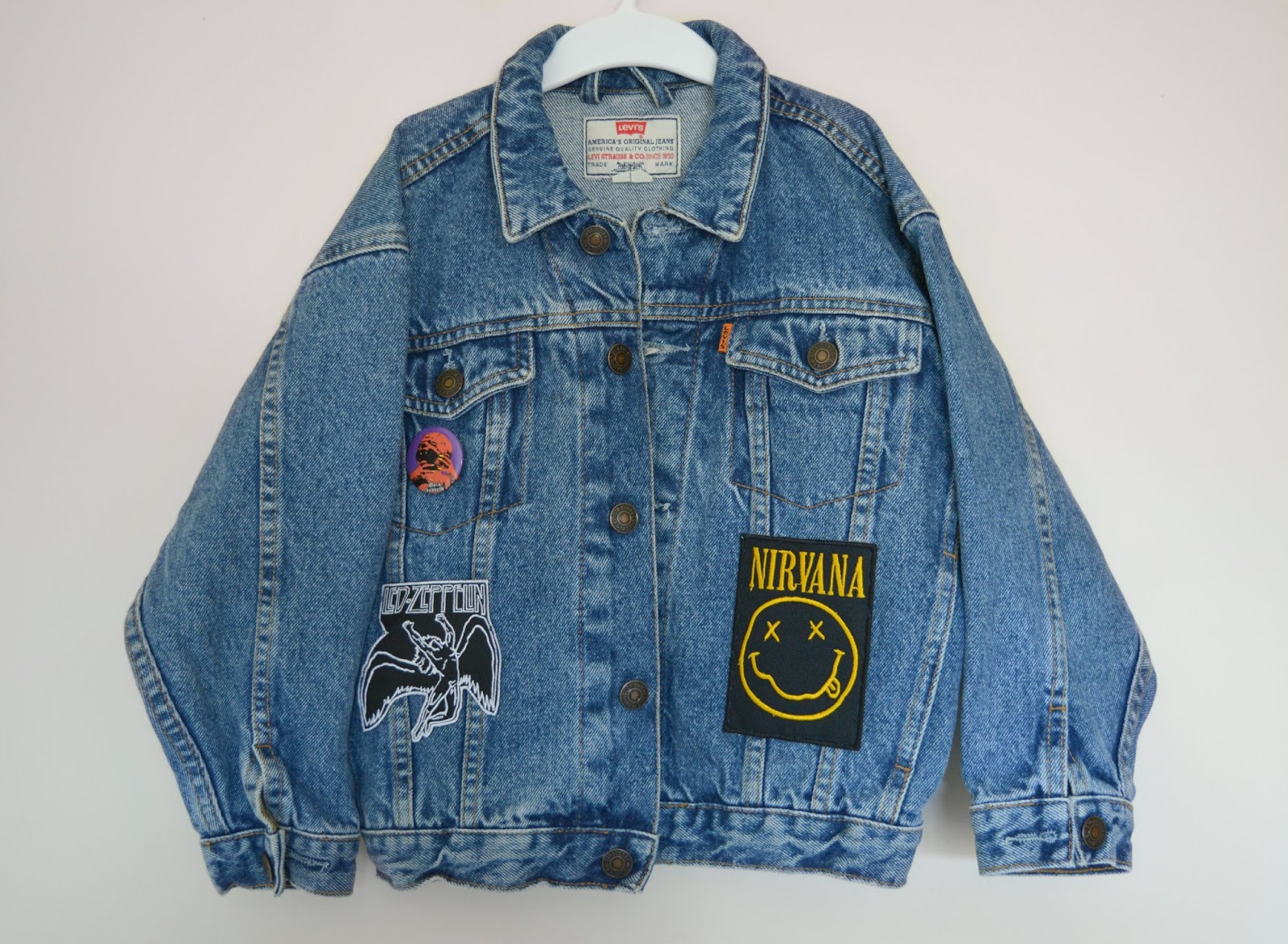 Rock / Metal / Punk Custom Denim Jacket From Rowdy Roddy Vintage ♥ ...