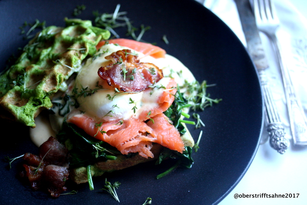 Hauptmahlzeit Frühstück Eggs Benedict Florentine Royal