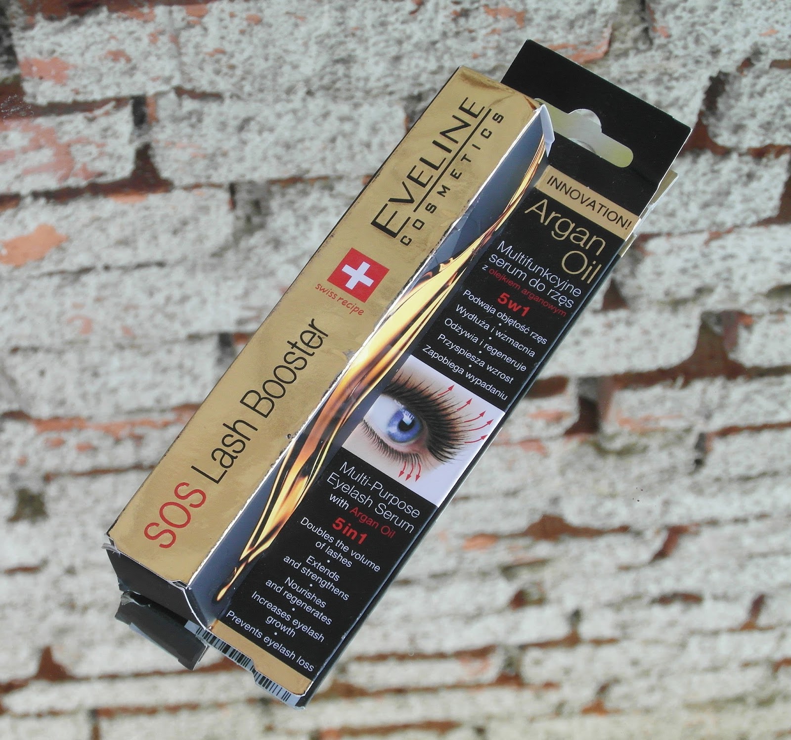 Eveline Argan Oil SOS eyelash serum and booster Candy Makeup Girl