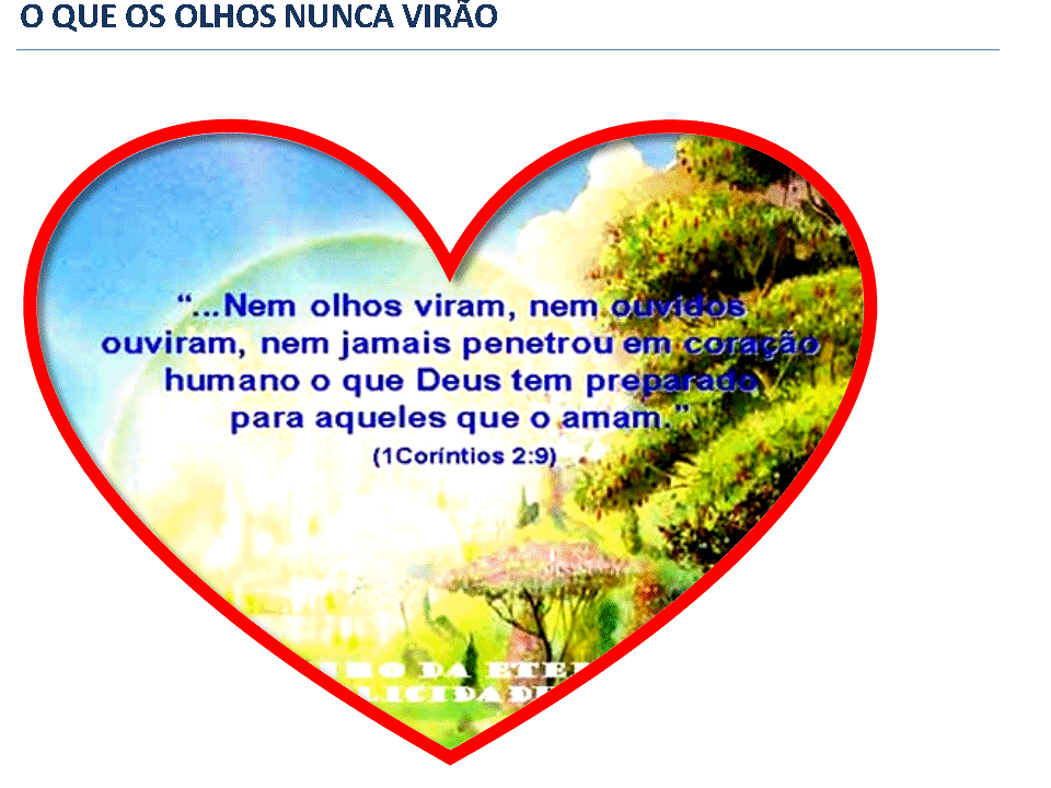 Cantinho do Espirito Santo: O que os olhos nunca viram e o coração ...
