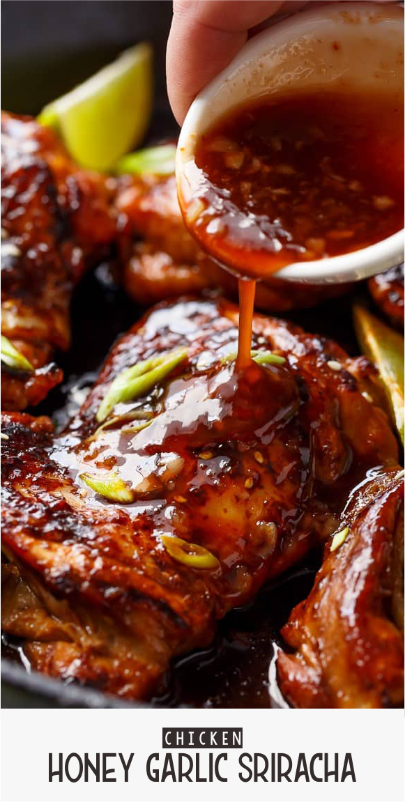 Honey Garlic Sriracha Chicken Recipe Spesial Food