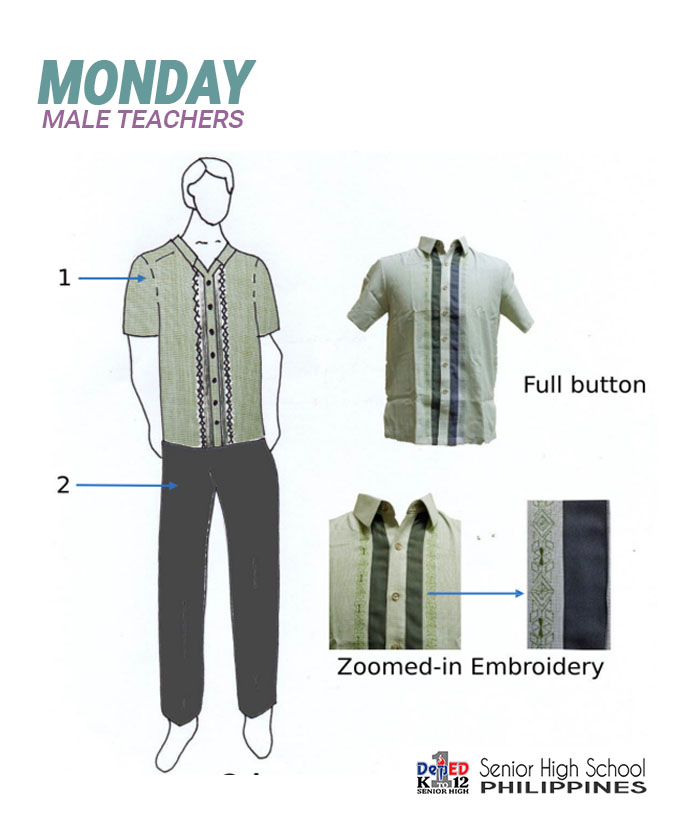 National Uniform for DepEd Teaching Personnel (SY 20212022) Senior