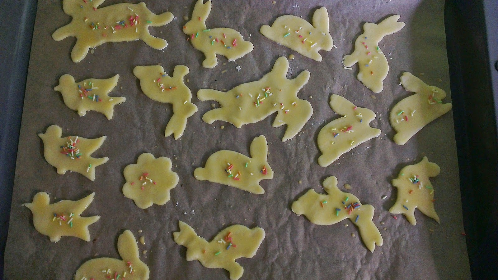 Leben genießen: [Rezept] Butterplätzchen / Osterhasen