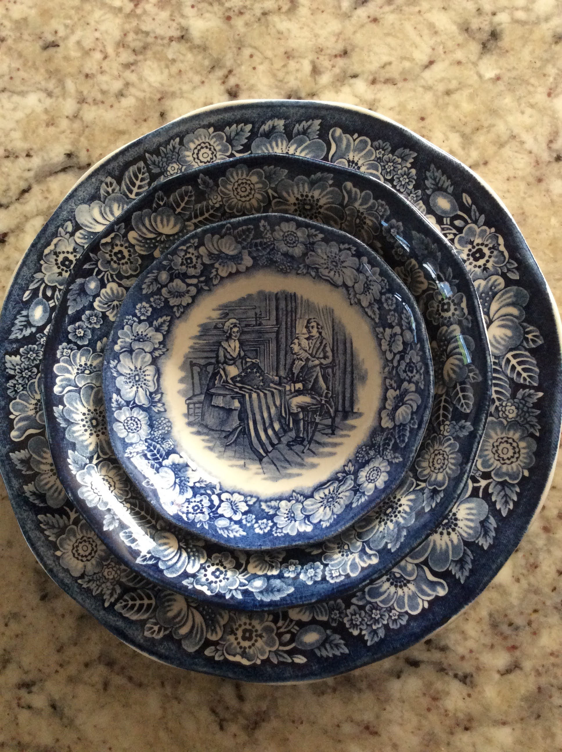Fresh Vintage by Lisa S My Liberty Blue Dishes