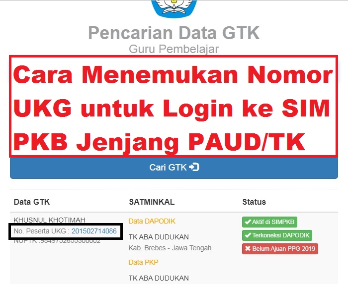 Cara aktifkan simpkb