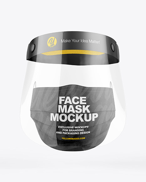 Download Free Full Medical Face Mask Mockup Psd Template PSD Mockup Template