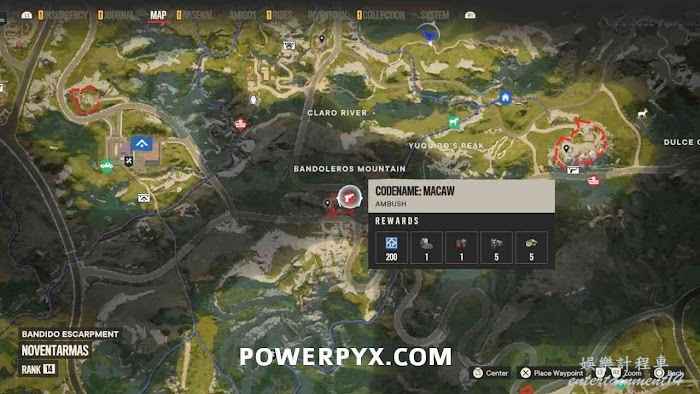 極地戰嚎 6 (Far Cry 6) 所有伏擊位置圖