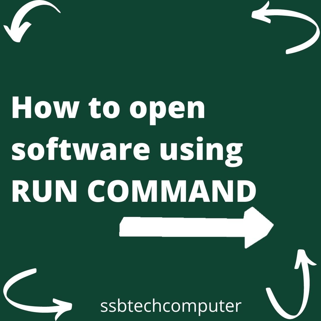 Run Command On Windows ~ Ssbtechcomputer