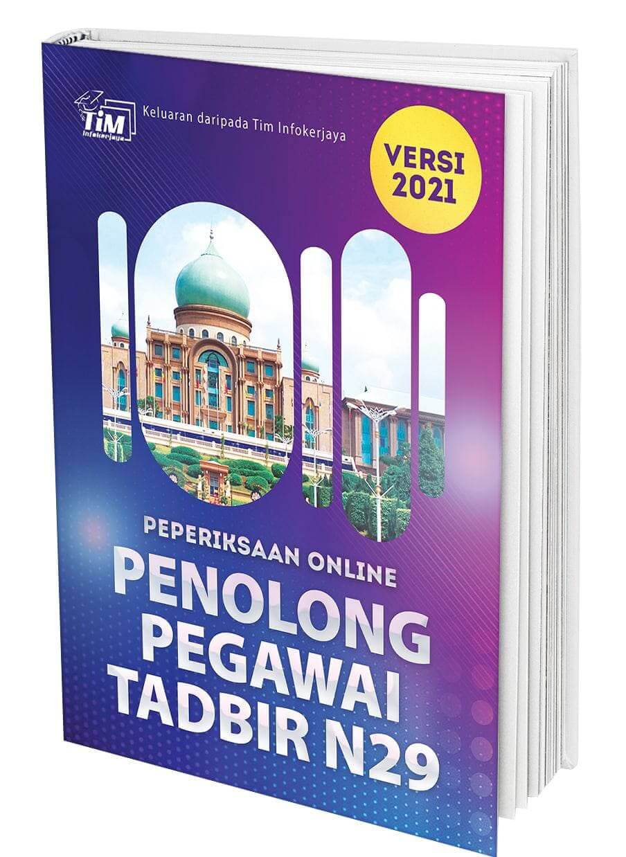 Contoh Soalan Penolong Pegawai Tadbir N29 Peperiksaan 14  22 April 2021