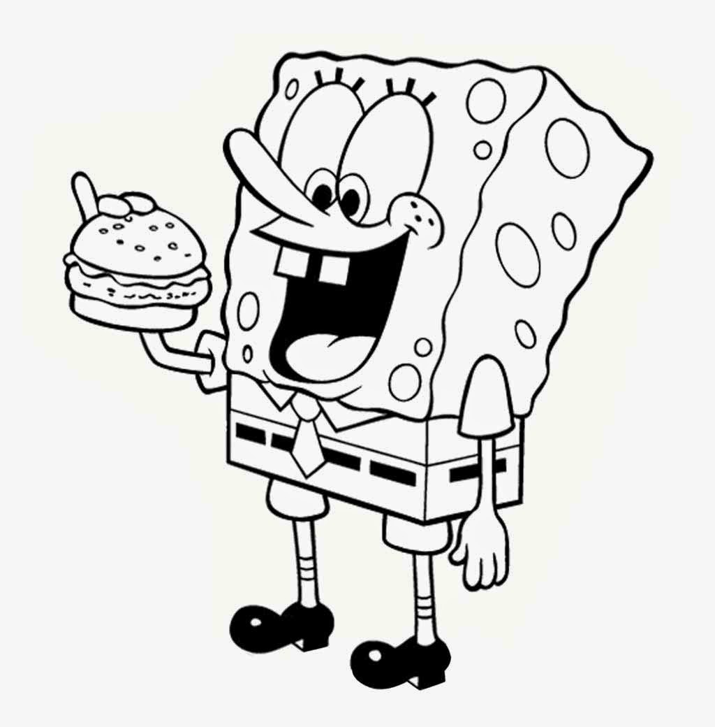 Printable SpongeBob Coloring Pages