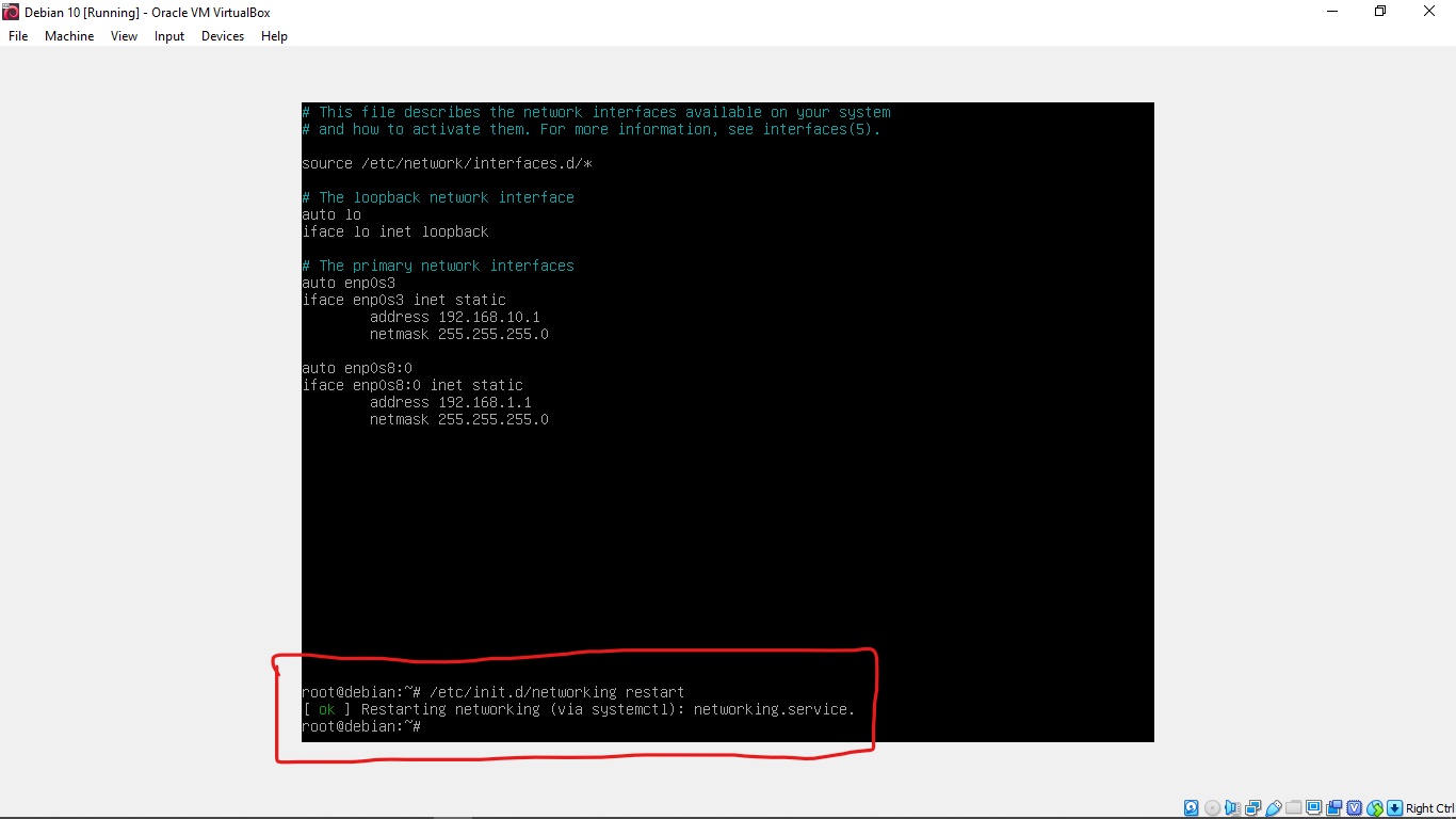 Konfigurasi IP Address di Debian 10 ~ KOMPUTER DAN JARINGAN