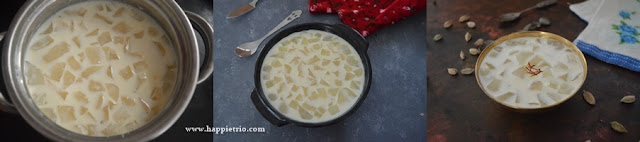 Step 4 - Nungu Payasam | Palm Fruit Kheer | Ice Apple Kheer | Nungu Paal Payasam